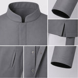 Austin Powers Cosplay Costume Dr. Evil Gray Outfit Adult Male Halloween Carnival Costume