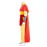 Avatar Cosplay Costume Aang Yellow Outfit Adult Male Halloween Carnival Costume