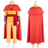 Avatar Cosplay Costume Aang Yellow Outfit Adult Male Halloween Carnival Costume