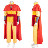 Avatar Cosplay Costume Aang Yellow Outfit Adult Male Halloween Carnival Costume