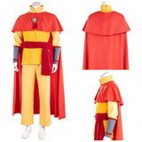 Avatar Cosplay Costume Aang Yellow Outfit Adult Male Halloween Carnival Costume