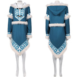 Avatar: The Last Airbender Cosplay Costume Katara Blue Outfit Adult Female Halloween Carnival Costume