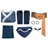 Avatar: The Last Airbender Cosplay Costume Katara Blue Outfit Adult Female Halloween Carnival Costume