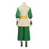 Avatar: The Last Airbender Cosplay Costume Toph Beifong Green Outfit  Adult Female Halloween Carnival Costume