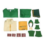 Avatar: The Last Airbender Cosplay Costume Toph Beifong Green Outfit  Adult Female Halloween Carnival Costume