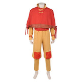 Avatar: The Last Airbender Season 2 Cosplay Costume Aang Brown Outfit Adult Male Halloween Carnival Costume