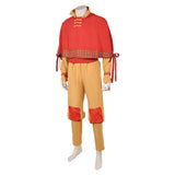 Avatar: The Last Airbender Season 2 Cosplay Costume Aang Brown Outfit Adult Male Halloween Carnival Costume
