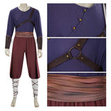 Avatar: The Last Airbender Season 2 Cosplay Costume Zuko Purple Training Outfit Adult Male Halloween Carnival Costume