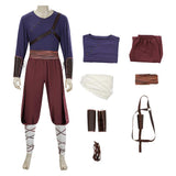 Avatar: The Last Airbender Season 2 Cosplay Costume Zuko Purple Training Outfit Adult Male Halloween Carnival Costume