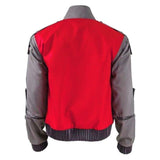 Back to the Future Cosplay Costume Marty McFly Red Coat Adult Male Halloween Carnival Costume