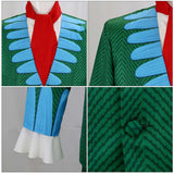 Baroque Cosplay Costume Green Suit Adult Male Halloween Carnival Costume