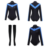 Batman Cosplay Costume Nightwing Bodysuit Adult Female Halloween Carnival Costume