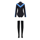 Batman Cosplay Costume Nightwing Bodysuit Adult Female Halloween Carnival Costume