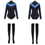 Batman Cosplay Costume Nightwing Bodysuit Adult Female Halloween Carnival Costume