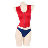 Baywatch Cosplay Costume Summer Quinn Red Swimsuit Adult Female Halloween Carnival Costume
