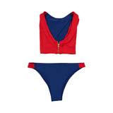 Baywatch Cosplay Costume Summer Quinn Red Swimsuit Adult Female Halloween Carnival Costume