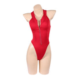 Baywatch Cosplay Costume Victoria Leeds Red Swimsuit Adult Female Halloween Carnival Costume
