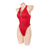 Baywatch Cosplay Costume Victoria Leeds Red Swimsuit Adult Female Halloween Carnival Costume