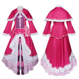 Beatrice Cosplay Costume Pink Outfit Adult Female Halloween Carnival Costume