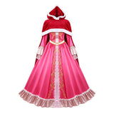 Beauty and the Beast Cosplay Costume Belle Pink Dress Adult Female Halloween Carnival Costume