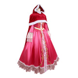 Beauty and the Beast Cosplay Costume Belle Pink Dress Adult Female Halloween Carnival Costume