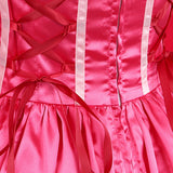 Beauty and the Beast Cosplay Costume Belle Pink Dress Adult Female Halloween Carnival Costume
