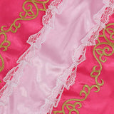 Beauty and the Beast Cosplay Costume Belle Pink Dress Adult Female Halloween Carnival Costume