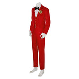 Beetlejuice Cosplay Costume Betelgeuse Red Suit Adult Male Halloween Carnival Costume