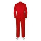 Beetlejuice Cosplay Costume Betelgeuse Red Suit Adult Male Halloween Carnival Costume