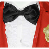 Beetlejuice Cosplay Costume Betelgeuse Red Suit Adult Male Halloween Carnival Costume
