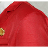Beetlejuice Cosplay Costume Betelgeuse Red Suit Adult Male Halloween Carnival Costume