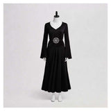 Beetlejuice Cosplay Costume Lydia Black Dress Adult Female Halloween Carnival Costume