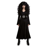 Beetlejuice Cosplay Costume Lydia Black Dress Adult Female Halloween Carnival Costume