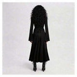 Beetlejuice Cosplay Costume Lydia Black Dress Adult Female Halloween Carnival Costume