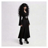 Beetlejuice Cosplay Costume Lydia Black Dress Adult Female Halloween Carnival Costume