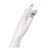 Billie Doe Blue Cosplay Nail Stickers Halloween Carnival Costume Accessories