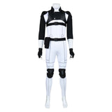 Black Torch Cosplay Costume Jirou Azuma White Jumpsuit Adult Male Halloween Carnival Costume