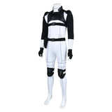 Black Torch Cosplay Costume Jirou Azuma White Jumpsuit Adult Male Halloween Carnival Costume