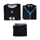 BLUE LOCK Cosplay Costume Nagi Seishiro Black Soccer Jersey Adult Male Halloween Carnival Costume