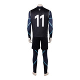 BLUE LOCK Cosplay Costume Nagi Seishiro Black Soccer Jersey Adult Male Halloween Carnival Costume