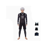 Blue Lock Cosplay Costume Seishiro Nagi Black No.11 Jersey Adult Male Halloween Carnival Costume