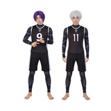 Blue Lock Cosplay Costume Seishiro Nagi Black No.11 Jersey Adult Male Halloween Carnival Costume