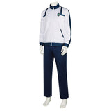 BLUE LOCK Cosplay Costume Yoichi Isagi White Outfit  Adult Male Halloween Carnival Costume