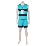 BLUE LOCK Live-Action Cosplay Costume Isagi Yoichi Green Jersey Adult Male Halloween Carnival Costume