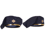Arcane 2 League of Legends Caitlyn Kiramman Blue Officer Hat LoL Adult Unisex Hat Halloween Carnival Costume Accessories