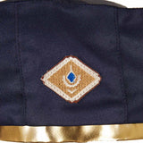 Blue Officer Hat LoL cosplay cos Hat Halloween Carnival Costume Accessories