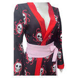 Boa Hancock Cosplay Costume Black Kimono Adult Female Halloween Carnival Costume