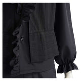 Bridgerton Cosplay Costume Benedict Bridgerton Black Outfit Adult Male Halloween Carnival Costume