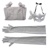 Bridgerton Cosplay Costume Sophie Beckett White Outfit Adult Female Halloween Carnival Costume