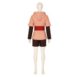 Cara Cosplay Costume Pink Hooded Set Adult Female Halloween Carnival Costume